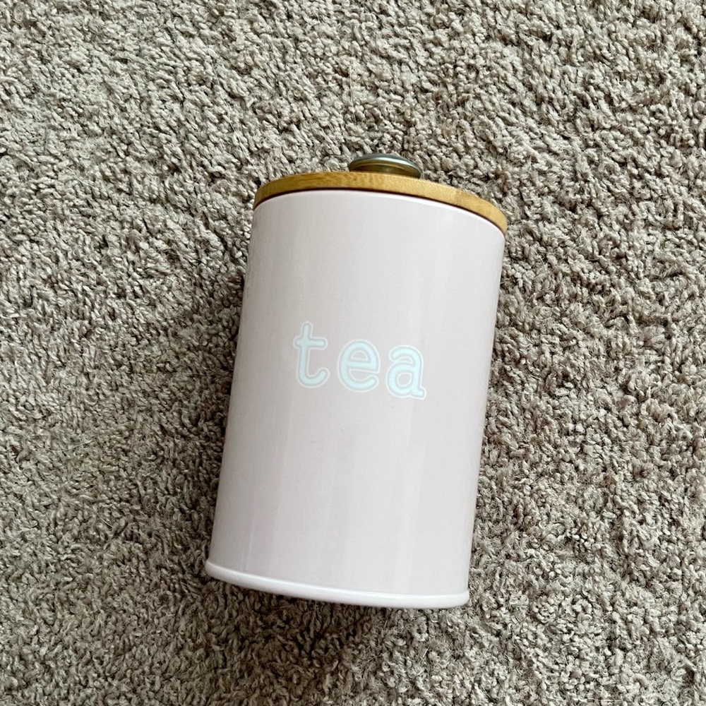 Pink Tea Container